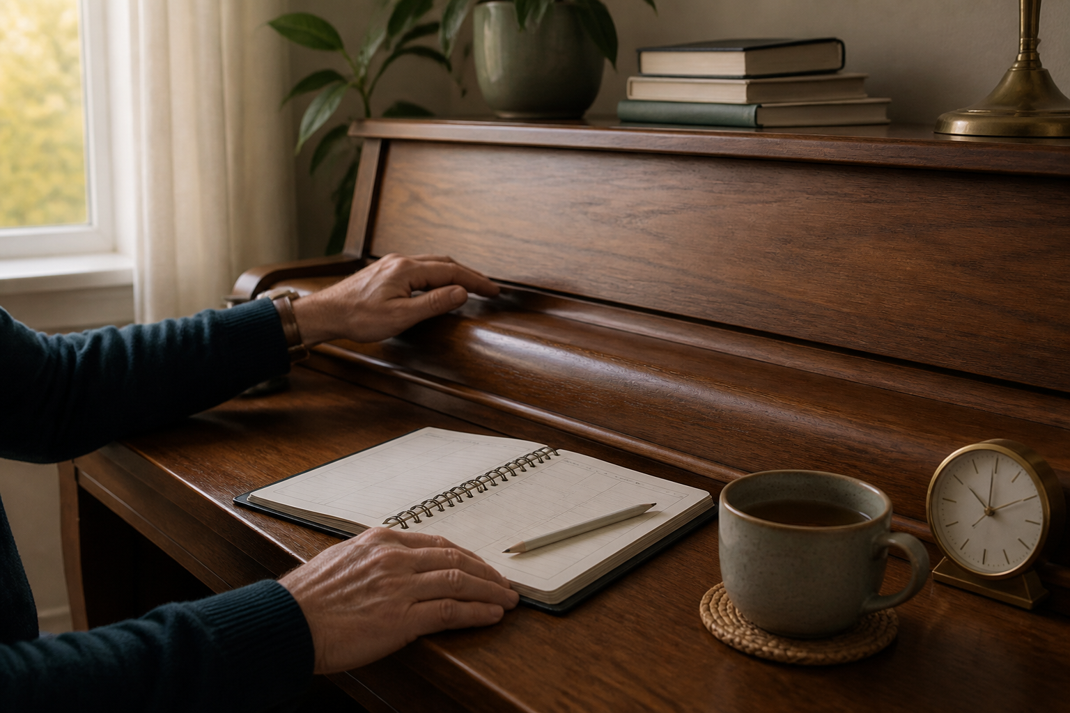 Cómo organizar el estudio del piano siendo adulto